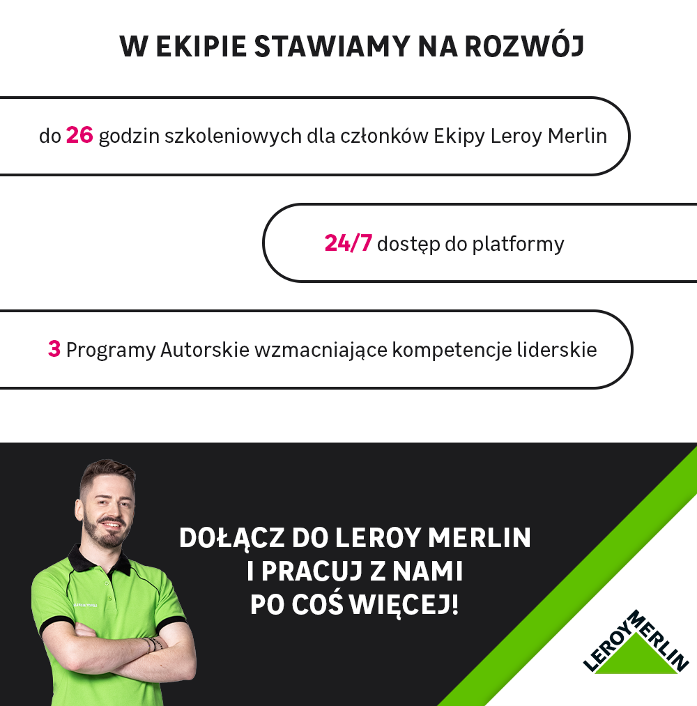 rozwój w Leroy Merlin